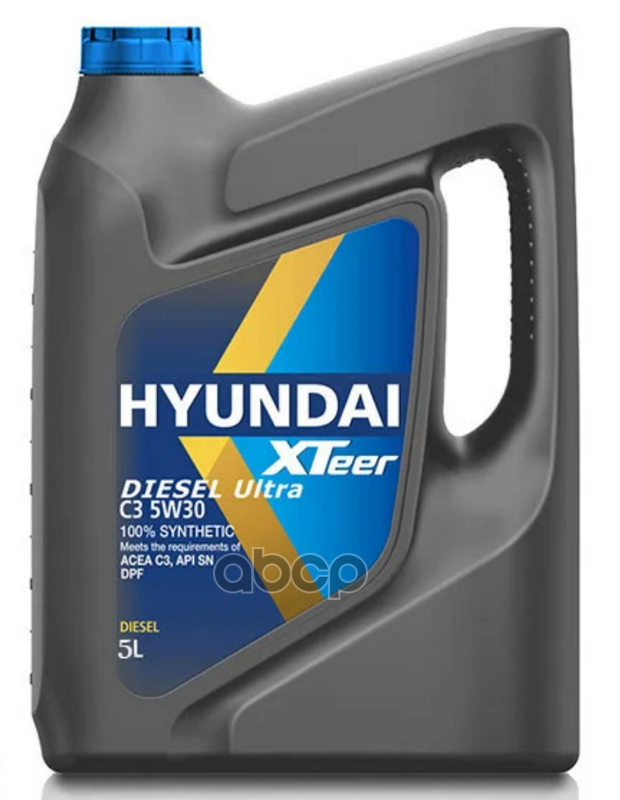 HYUNDAI XTeer Масло моторное Hyundai Xteer Diesel Ultra C3 5W-30 синтетическое 5 л 1051224