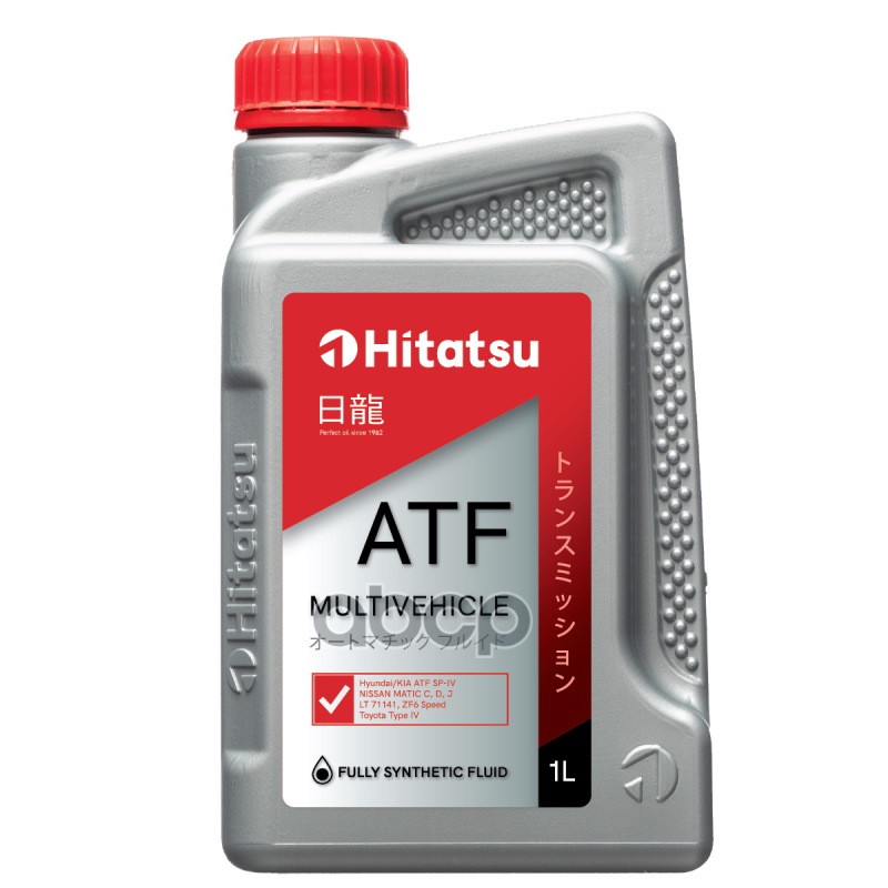 Масло Акпп Atf Multivehicle Hyundai/Kia Atf Sp-Iv, Toyota T-Iv, Lt 71141, Zf6 Speed 1Л Hitatsu Atfmul1 Hitatsu арт. ATFMUL1
