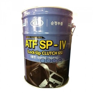 Масло трансмиссионное HYUNDAI/KIA ATF SP-IV синтетическое 20 л 04500-00A15 Hyundai-KIA арт. 04500-00A15