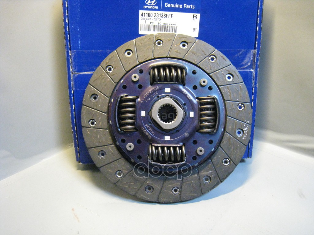 Диск сцепления HYUNDAI i20/i30 KIA Ceed/Soul/Cerato HYUNDAI/KIA 41100-23138-FFF Hyundai-KIA арт. 41100-23138-FFF