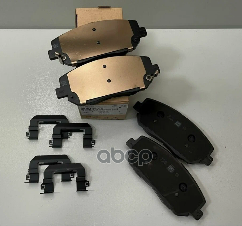 КОМПЛЕКТ ТОРМОЗНЫХ КОЛОДОК C НАКЛАДКАМИ (4ШТ) 58101-2JA70 Hyundai-KIA арт. 58101-2JA70