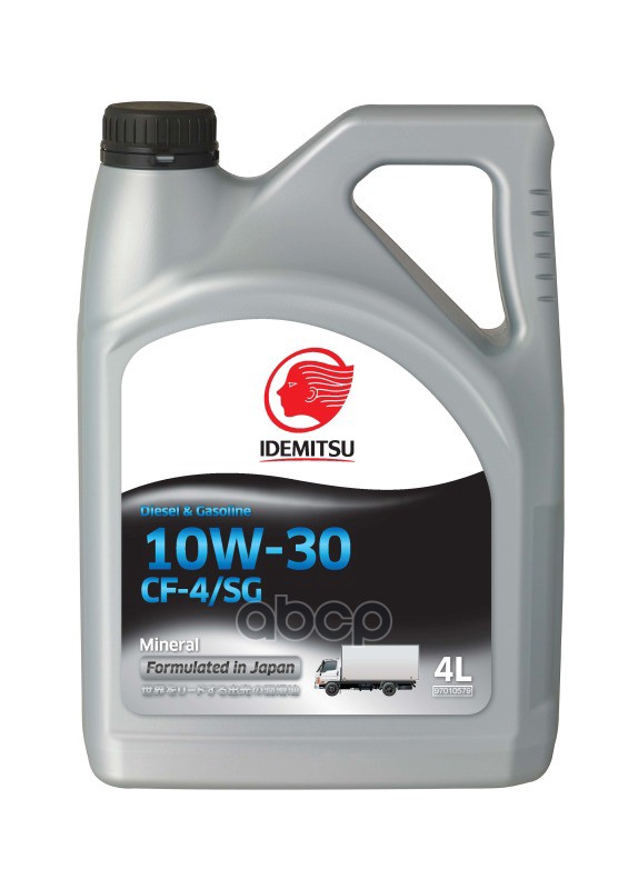 IDEMITSU Масло моторное минеральное Diesel 10W30 CF-4/SG 4л