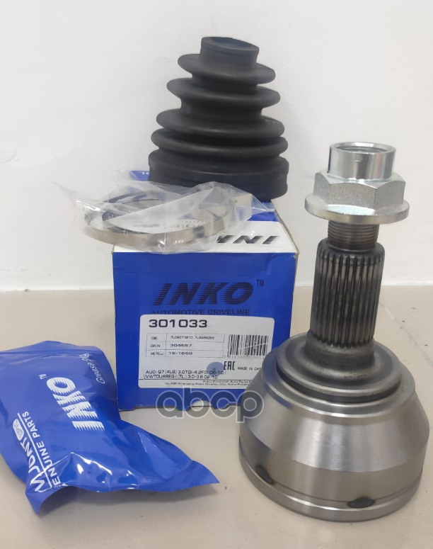 Шрус Внешний 30/27 | Перед | INKO арт. 301033