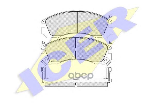 Колодки Торм. Дисковые Icer арт. 140979