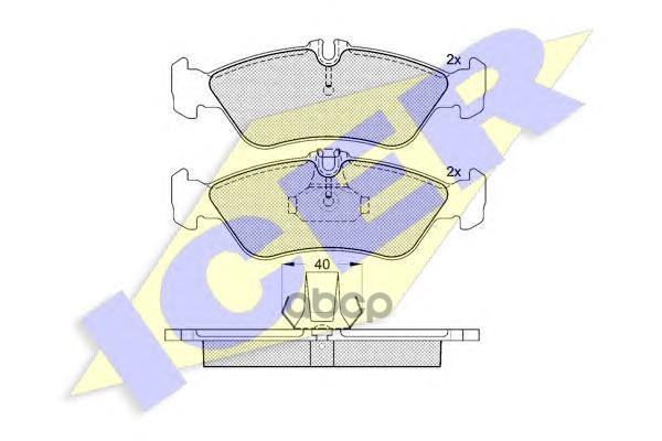 Колодки торм.диск. G-class Icer арт. 141103-046