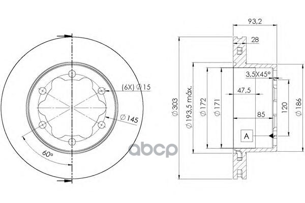 Диск Тормозной Задний Icer 78Bd0192-1 Icer арт. 78BD0192-1