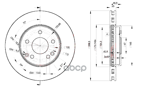 Диск Тормозной Icer арт. 78bd0410