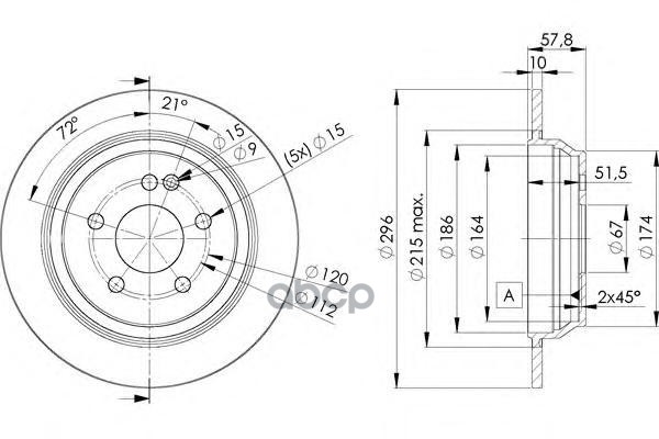Диск Тормозной Задний Mb W639 Icer 78Bd0416-2 Icer арт. 78BD0416-2