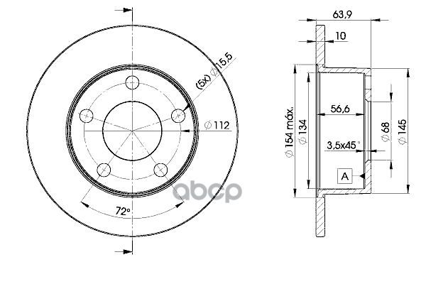 Диск Тормозной Icer арт. 78bd4060