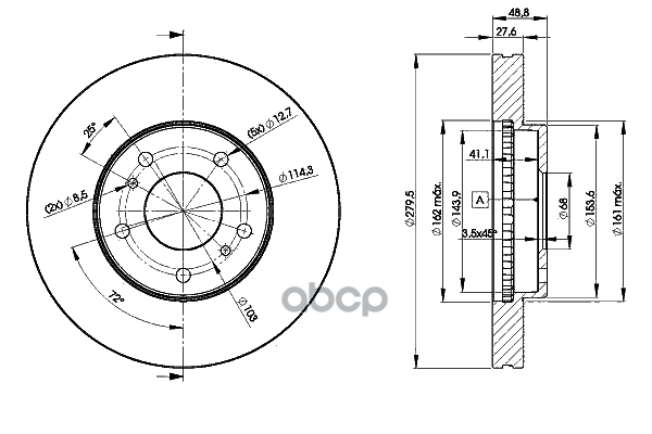 Диск Тормозной Icer арт. 78bd4103