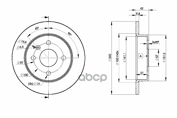 Диск Тормозной Icer арт. 78bd9108