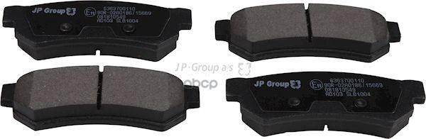 Компл.торм.колодок  диск.тормоз JP Group арт. 6363700110