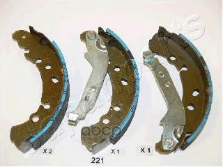 Колодки торм. бараб. Yaris 1.0 / 1.3 vvt-i 06- Japanparts арт. gf221af