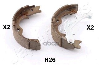 Колодки торм.бараб. Стоян.торм. Japanparts арт. gfh26af