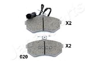 Колодки торм. диск. Japanparts арт. pa020af
