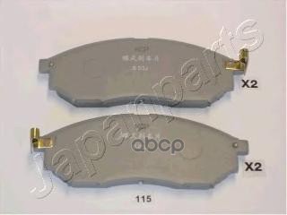 Колодки торм. диск. пер. Murano 3.5 Japanparts арт. pa115af