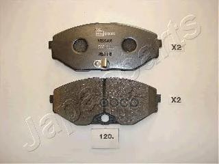 Колодки Торм.диск. Japanparts арт. pa120af