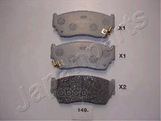 Колодки передние дисковые NISSAN Sunny Japanparts арт. pa149af