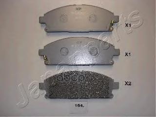 Колодки торм. дисковые Japanparts арт. pa154af