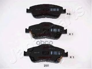 Колодки торм. TOYOTA AURIS Japanparts арт. pa250af
