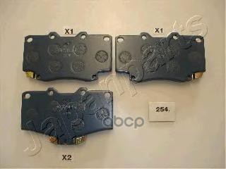 Колодки Передние Дисковые Toyota Hi-Lux  Landcruiser 4 Runner Japanparts арт. pa254af