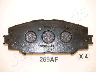 Колодки тормозные диск. Japanparts арт. pa269af