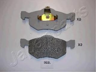 Колодки торм. дисковые Japanparts арт. pa322af