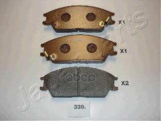 Колодки пер.диск. Lantra  Pony  Stellar 88-> Japanparts арт. pa339af