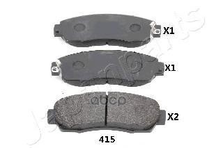 Колодки Торм.диск. Передн. Honda Cr-V 2012- Japanparts арт. pa415af