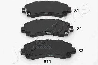 Колодки пер.диск. Japanparts арт. pa914af