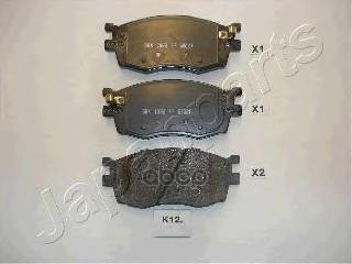 Колодки торм. диск. RIO II Sedan Japanparts арт. pak12af