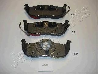 Колодки торм.диск. Japanparts арт. pp001af