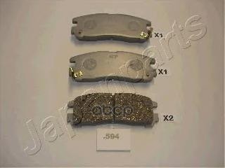 Колодки тормозные задние Japanparts арт. pp594af