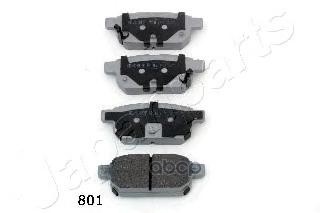 Колодки задн.диск. Suz Swift 2010- Japanparts арт. pp801af