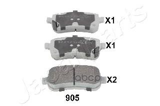 Колодки торм. диск. задн. Dodge Journey 08- Japanparts арт. pp905af