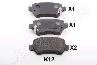 Колодки торм. диск. Kia Venga (10-) Japanparts арт. ppk12af