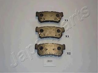 Колодки торм. диск. задн. Japanparts арт. pps01af