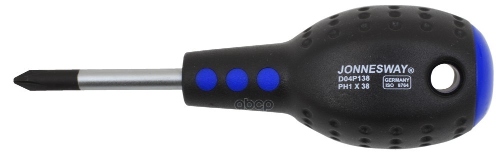 Отвертка крестовая FULL STAR PH1x38 мм JONNESWAY D04P138 Jonnesway арт. D04P138