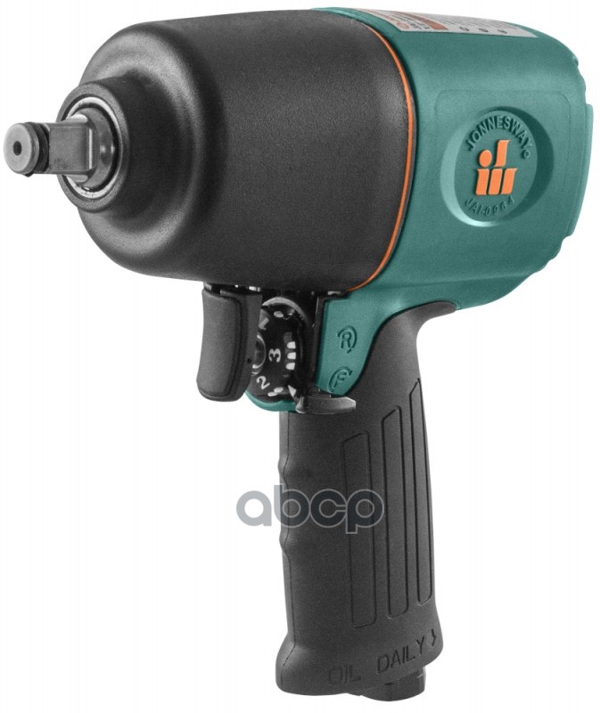Пневмогайковерт Ударный, 1/2 Inch, 930 Нм, 7500 Об/Мин, 139 Л/Мин, 6.2 Бар, Вес 1,8 Кг, Композитный Корпус, Код 48953 Jonnesw...
