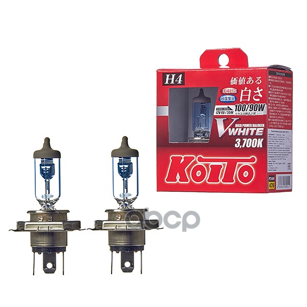 Лампа 12V H4 60/55W P43t 3700K KOITO Whitebeam комплект DUOBOX P0746W KOITO арт. P0746W