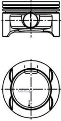 Поршень Двс Opel Corsa 1.0 Z1.0xep =73.4 1.2X1.2x2 Std 03> KOLBENSCHMIDT арт. 40384600