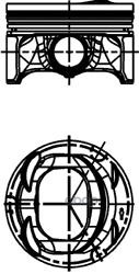 Поршень в к-те VW 76 76 KOLBENSCHMIDT арт. 40477610