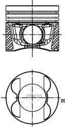 Поршень KOLBENSCHMIDT арт. 40776600