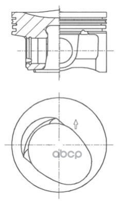 Поршень Двс Audi. Vw 1.2Tsi Cbza/Cbzb =71 1.2X1.2x2 +0.25 09> KOLBENSCHMIDT арт. 41257610