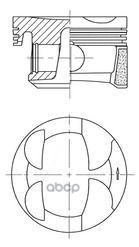Поршень KOLBENSCHMIDT арт. 41705600