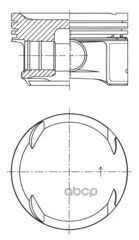 Поршень Двс Mb W203 1.8 M271=82 1.2X1.5x2.5 Std 02> KOLBENSCHMIDT арт. 41725600