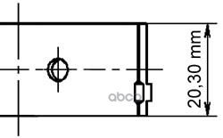 Вкладыши Шатун К-Т Opel KOLBENSCHMIDT арт. 77268600