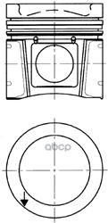Поршень Двс Piston Mb 102,00 KOLBENSCHMIDT арт. 94931600