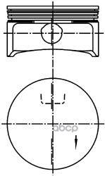 Поршень В К-Те Opel 80 50 KOLBENSCHMIDT арт. 99741601