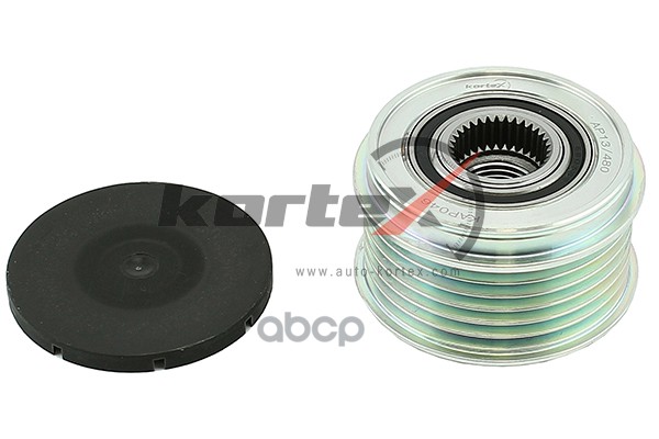 Обгонная муфта генератора HYUNDAI SANTA FE 2.4/ SONATA 2.0/KIA SORENTO 2.4 09- KAP046 KORTEX арт. KAP046